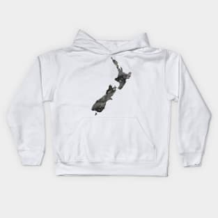 Country Silhouette - New Zealand Kids Hoodie